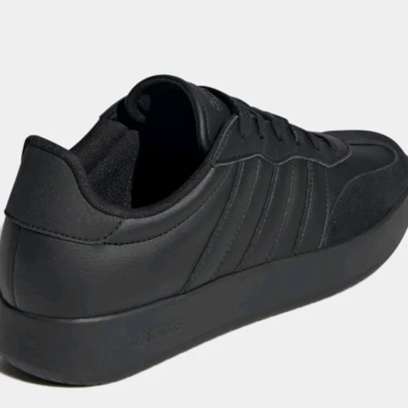 NWT-Adidas Barrenda Men's Black Sneakers - Picture 2 of 6